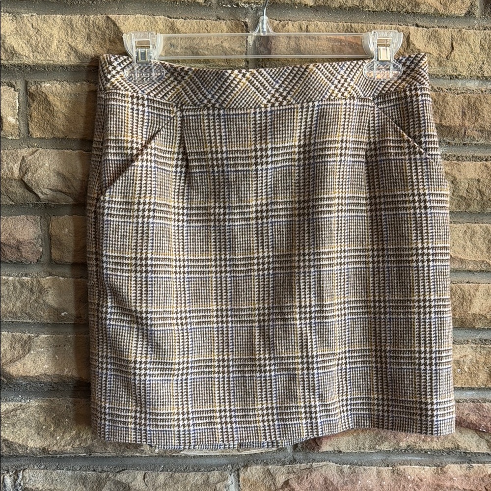 J Crew Classic Plaid Women's Skirt